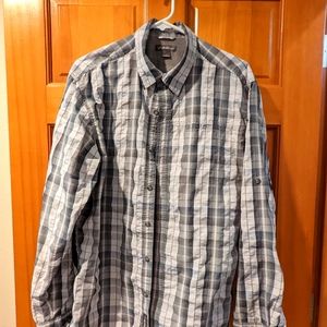 Eddie Bauer men's outdoor long sleeve button up shirt